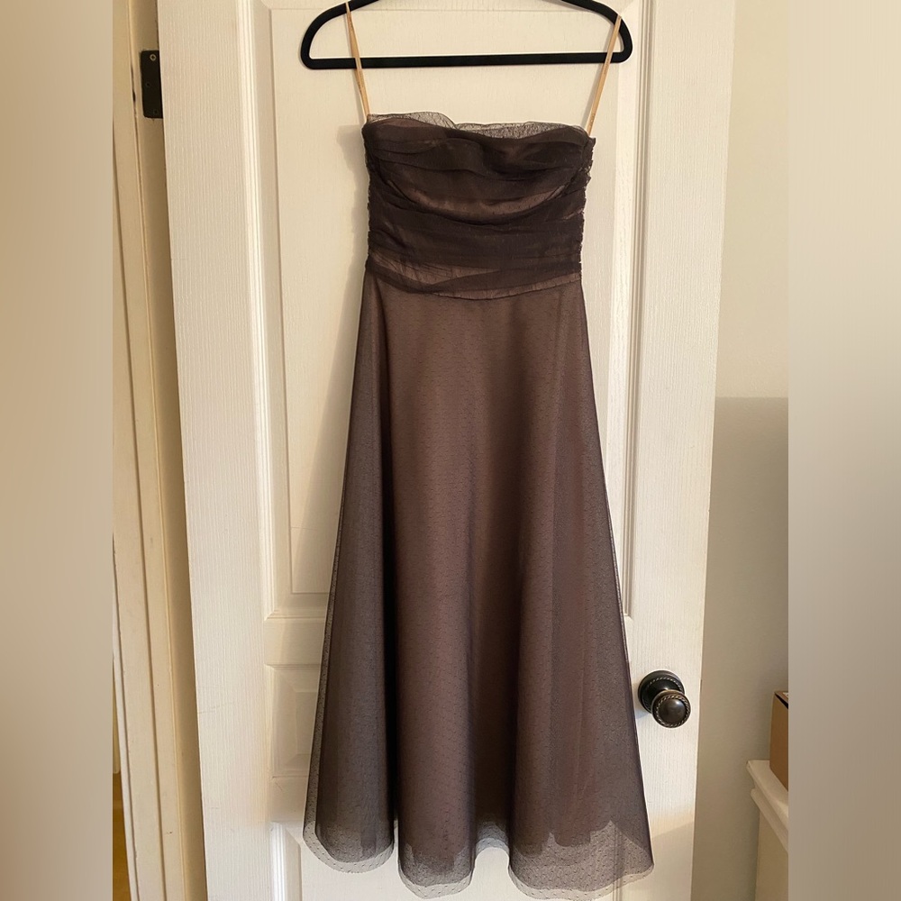 Bcbg strapless gown